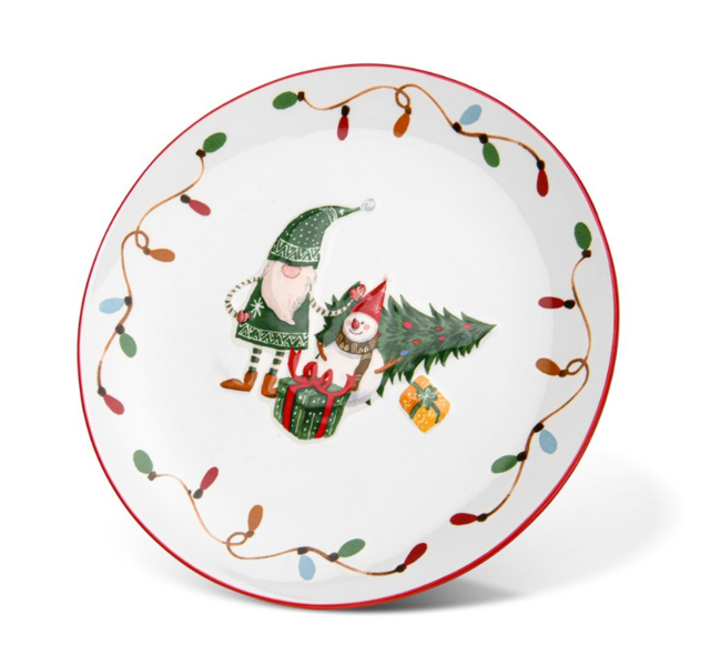 0382 FISSMAN Тарелка 25см (доломит)