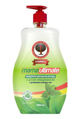 Жидкость для посуды Mama Ultimate Зелёный Чай, 1000 мл