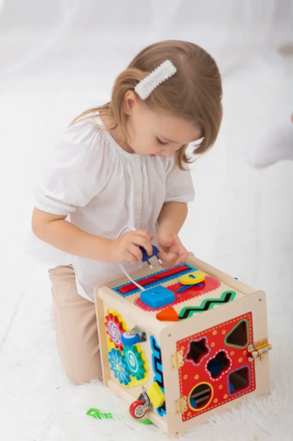 Развивающий куб, развивающая игрушка для детей, арт. БК01