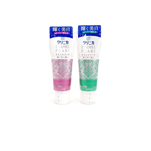 "Lion" "Clinica Enamel Pearl" Зубная паста отбеливающего действия со вкусом цитрусов и мяты (в тубе) 130 гр.