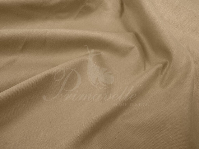 Простыня из однотонного сатина кофе, размер 150x215