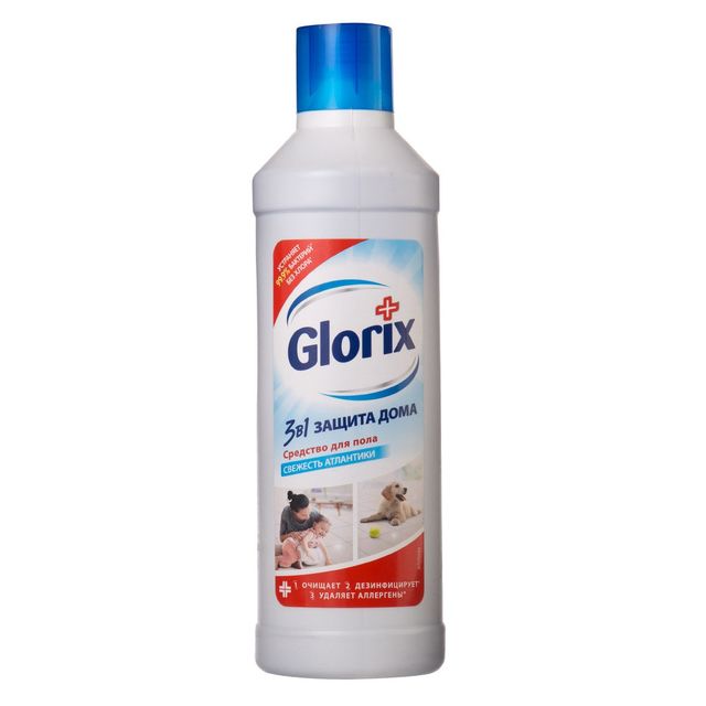 Средство чистящее для пола Glorix (Глорикс) антибактериальное, 1000 мл