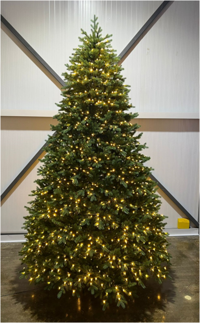 Ель с лампочками Ливадийская, Max Christmas , высотой 3.65 м