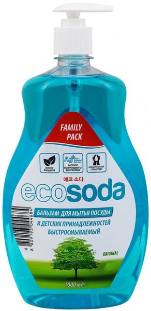Бальзам для мытья посуды Mama Ultimate EcoSoda, 1л