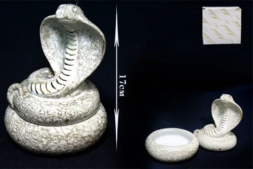 Шкатулка Lenardi Змея 17см, фарфор, в подарочной упаковке, арт. 107-094