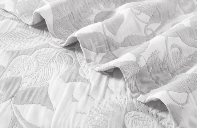 Покрывало Seline светло серый