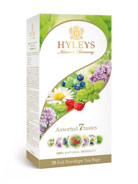 Чай ассорти HYLEYS Гармония Природы, 7 вкусов, 25 пак.