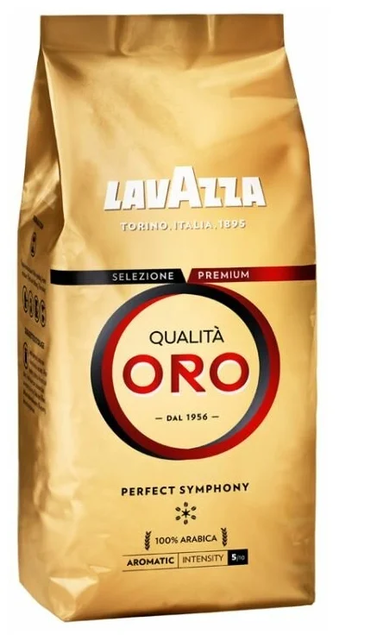 Кофе в зернах Lavazza Qualita Oro, арабика, 250 г