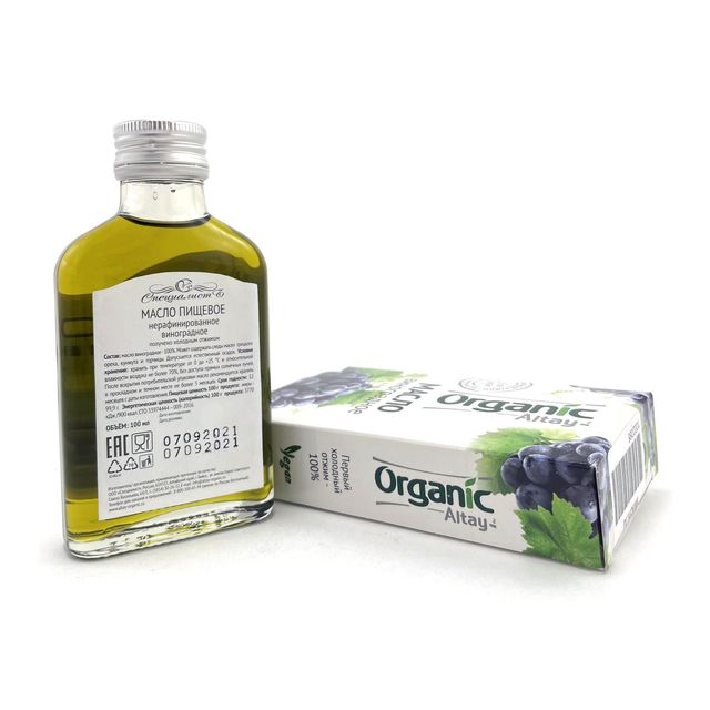 Масло Organic Altay виноградное, 100мл