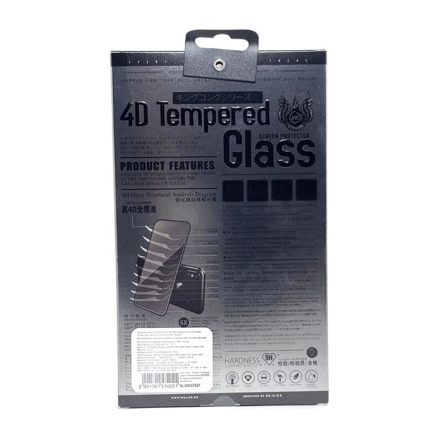 Защитное стекло 4D для iPhone 6/6s WK Kingkong Series Full Cover Curved Edge Tempered Glass 0,25 мм (черное)