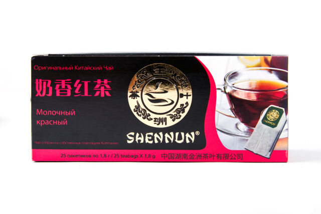 Shennun Молочный Красный, черный чай 1.8гх25