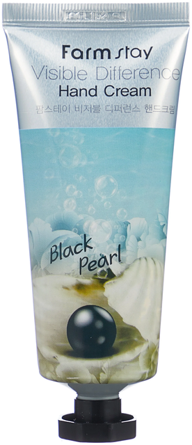 Крем для рук FarmStay Visible Difference Black Pearl с экстрактом черного жемчуга, 100 мл