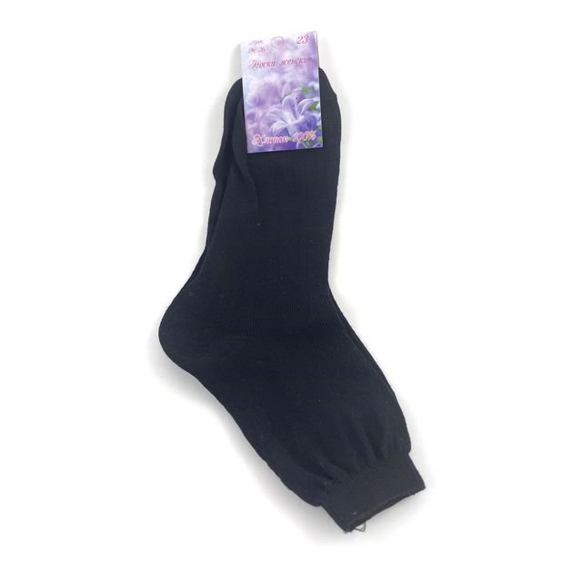 Женские носки, размер 25, черные