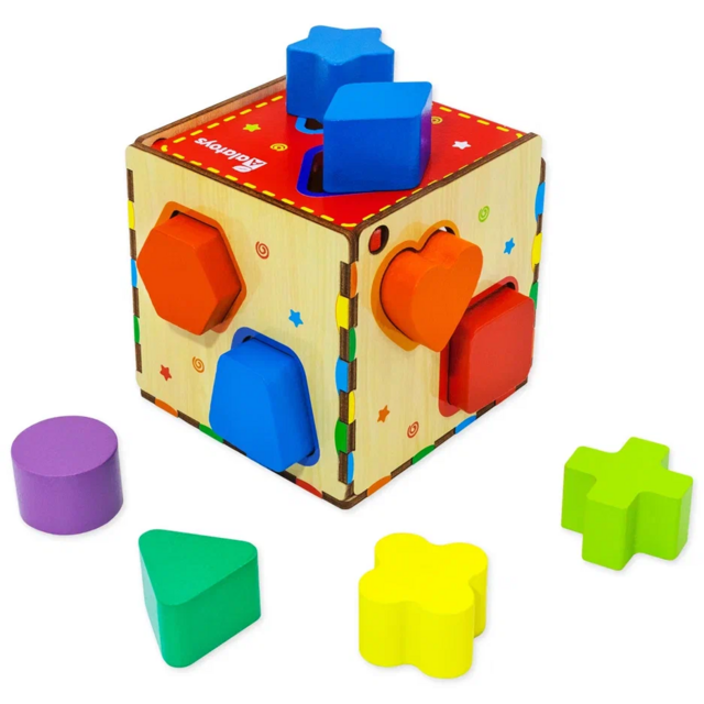 Сортер Куб, развивающая игрушка для детей, арт. СОР80