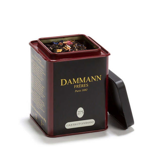 Черный чай Dammann Coquelicot Gourmand / Маковый гурман, ж/б, 80 гр