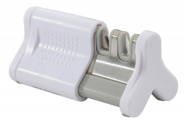 51122 Точилка механическая, двухэтапная для ножей, белая