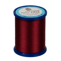 Швейные нитки (полиэстер) Sumiko Thread, 200м, цвет 155 бордовый