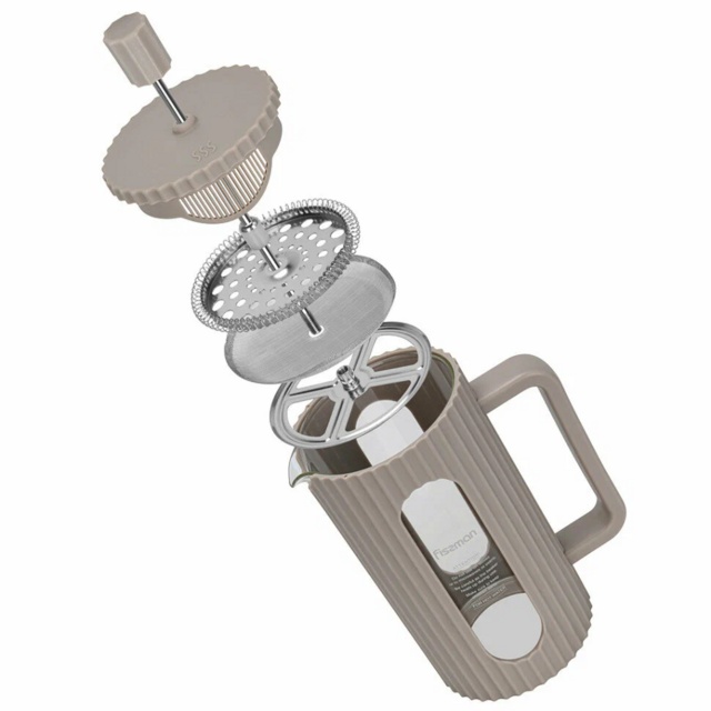 9146 FISSMAN Френч-пресс 1000мл (стеклянная колба)