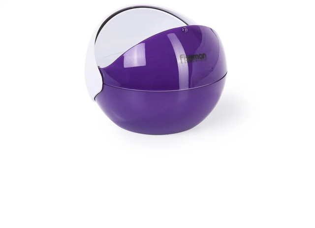 7538 FISSMAN Сахарница 12x11см / 415мл Фиолетовая (пластик)