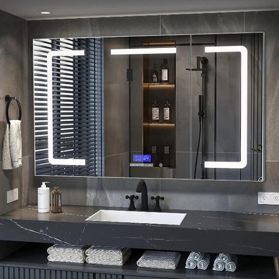 Зеркало прямоугольное с подсветкой Crystal Clear 120, ACC12090M