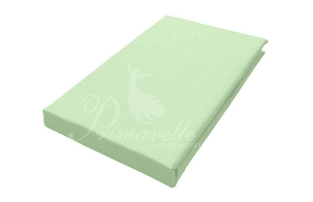 Наволочка хлопковая зеленая, размер 52x74