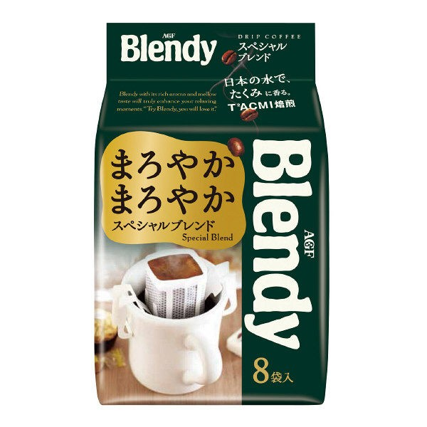 Японский Кофе AGF BLENDY SPECIAL дрип-пакеты 8шт, (молотый), 56 г.