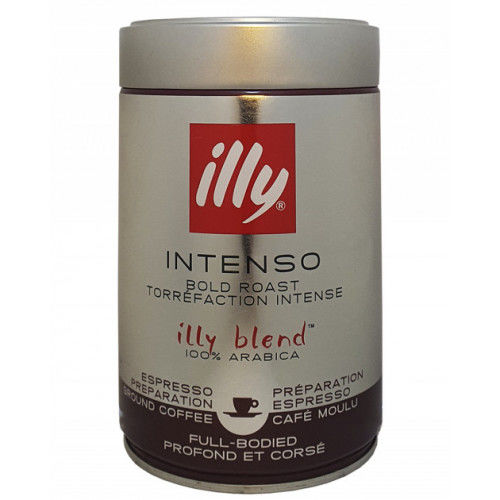 Кофе молотый ILLY Intenso, жестяная банка,  250 гр