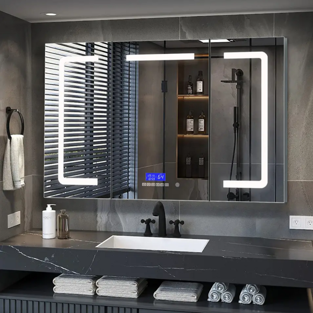 Зеркальный шкаф с подсветкой Oceanic Charm 120, AOC12080MC