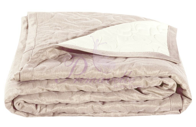 Покрывало Lounge Лепестки бежевый, размер 220x240