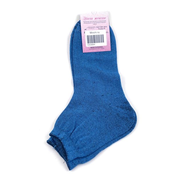 Женские носки, размер 25, светло синие