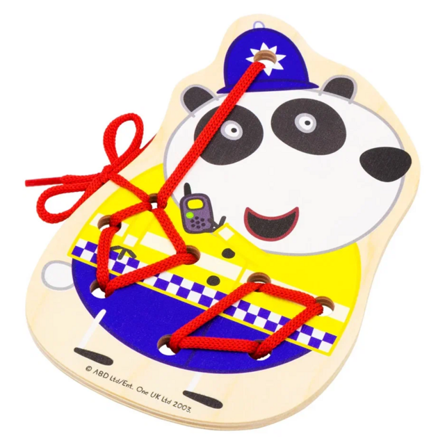 Шнуровка Панда, развивающая игрушка для детей, арт. ШН62