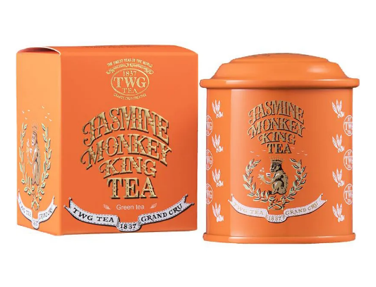 Чай зеленый TWG JasmineMonkey King Tea / Жасминовый чай Король Обезьян, туба 20 гр