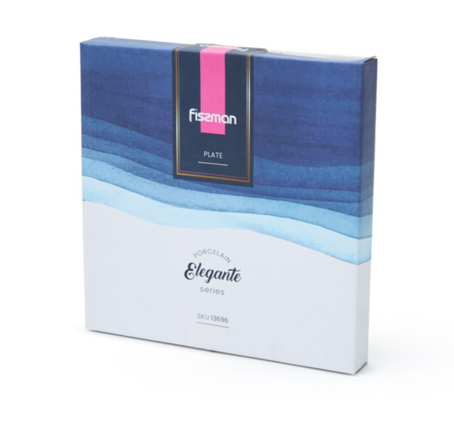 13696 FISSMAN Тарелка ELEGANTE 21см (фарфор)