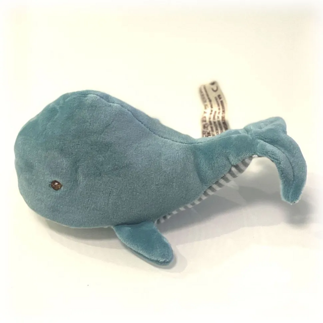 Мягкая игрушка кит Baby Humphrey&Baby Echo Bukowski, 15 см (голубой)