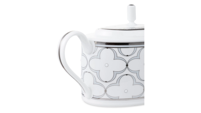 Чайник Noritake Трефолио, платиновый кант, 1,25 л