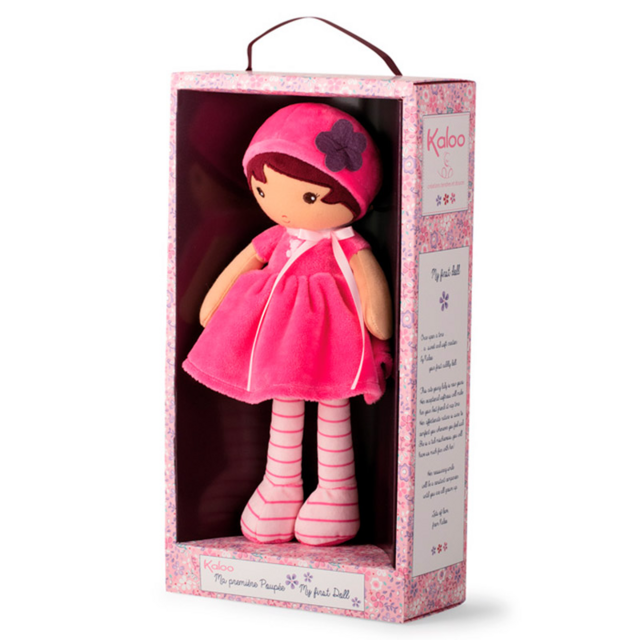 Текстильная кукла Kaloo "Emma", в розовом платье, серия "Tendresse de Kaloo", 32 см