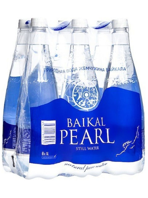Природная вода Жемчужина Байкала (BAIKAL PEARL) негазированная, ПЭТ, 1,0 л (6шт)