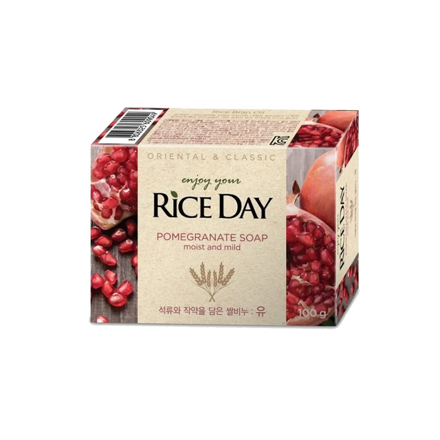 Мыло туалетное Rice Day Гранат и Пион, 100 гр