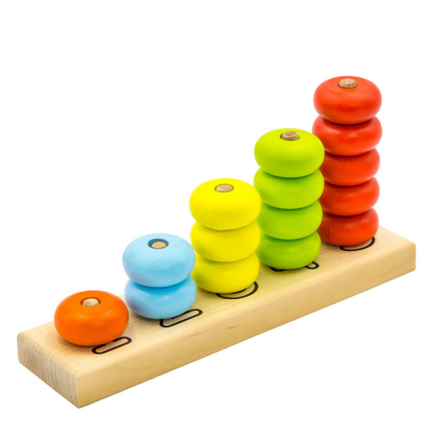 Пирамидка Счеты, развивающая игрушка для детей, арт. ПСЧ4001