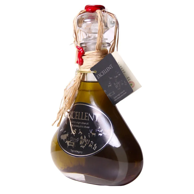 Mon Ermitage Оливковое масло EXCELLENT SAFFRON Extra Virgen с шафраном в деревянной упаковке, бут. 500 мл