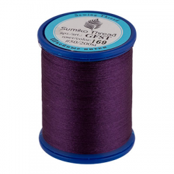Швейные нитки (полиэстер) Sumiko Thread, 200м, цвет 169 т.фиолетовый