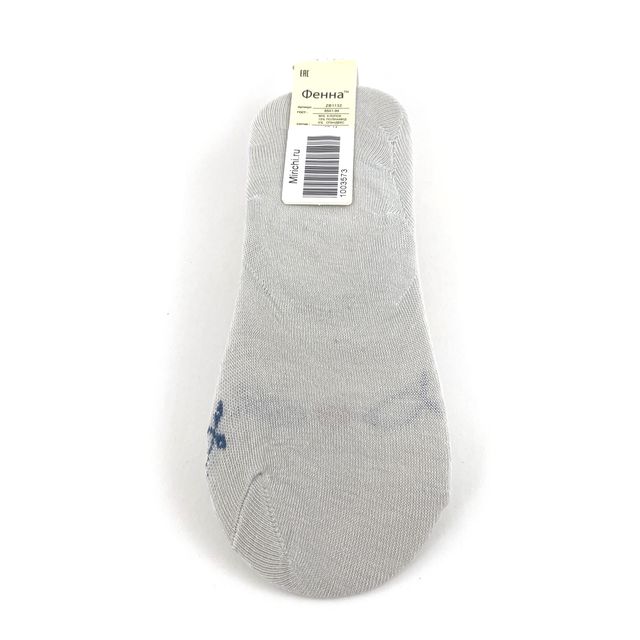 Женские носки "Фенна", невидимые, размер 37-41, светло серый