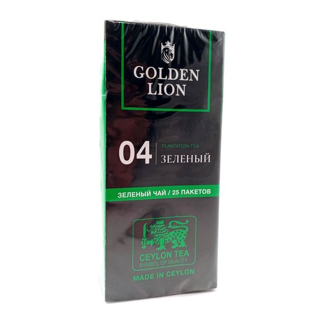 Чай Golden Lion зеленый, 25 пакетиков