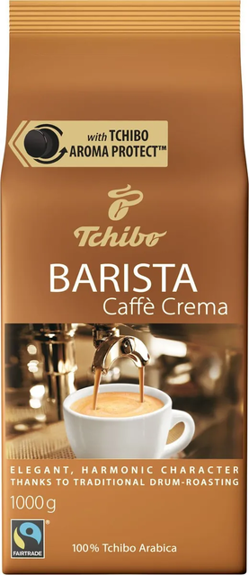 Кофе в зернах Tchibo Barista Caffe Crema, арабика, 1 кг