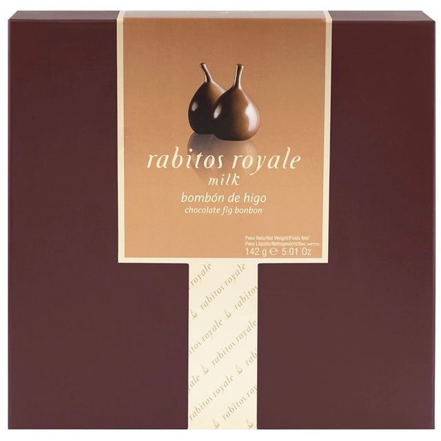Инжир в молочном шоколаде c трюфельной начинкой и солёной карамелью Rabitos Royale №8, 142 г