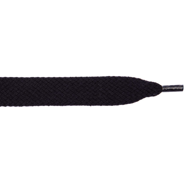 Шнурки черные, 140 см, 21 мм (№5)
