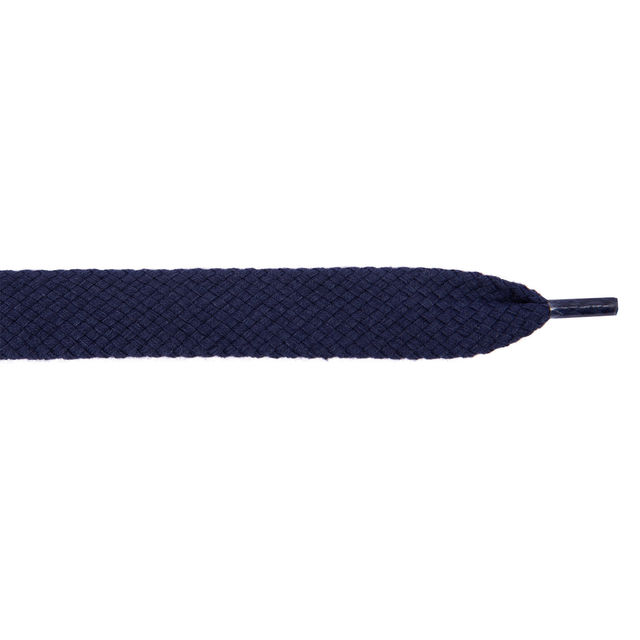 Шнурки темно-синие, 21 мм, 140 см (№30)