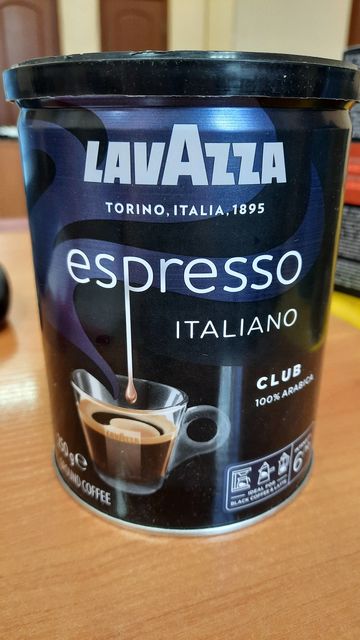 Кофе молотый Lavazza Espresso Italiano Club, ж/б, 250 гр