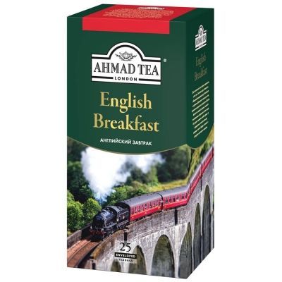 Чай чёрный Ahmad Английский завтрак, 25 пакетиков х 2 гр