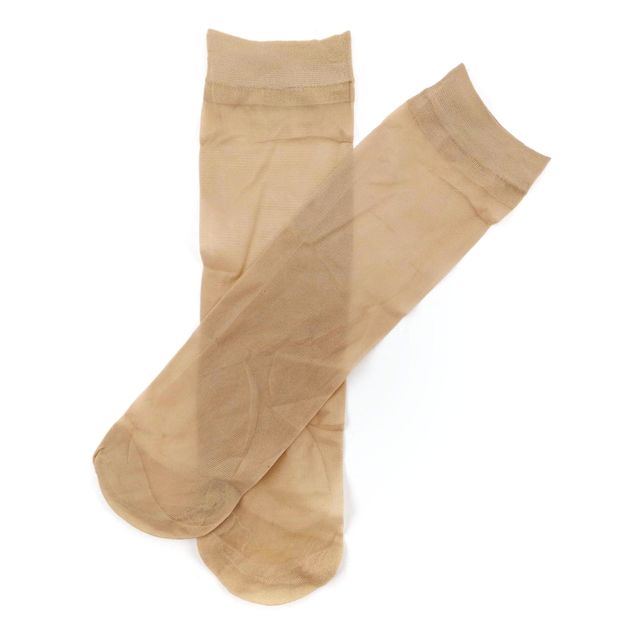 Женские носки капроновые,  цвет натуральный
